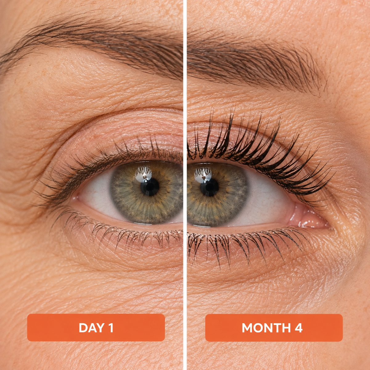 Your lashes are nourished and strengthened as you wear it.