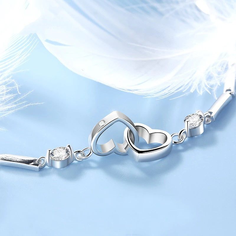 FEELING THAT GOES BOTH WAYS - BRACELET - CARRY YOUR PARTNER’S HEART WITH YOURS - LOW STOCK